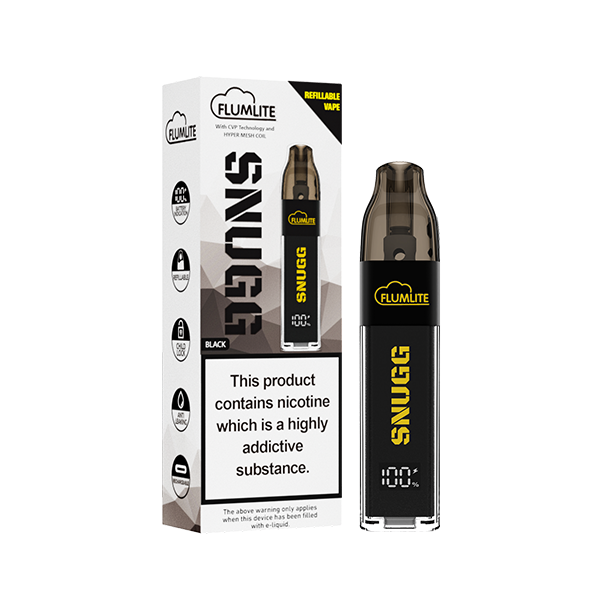 Flumlite Snugg Refillable Disposable Vape Device - 6000 puffs - Vape Center