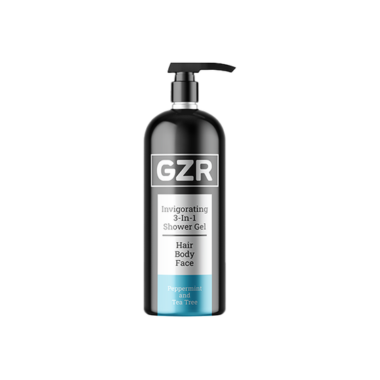 GZR Invigorating 3 In 1 Shower Gel 500ml - Vape Center