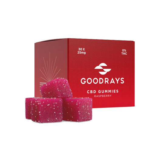 Goodrays 750mg CBD Gummies - 30 Pieces - 2d0116-20