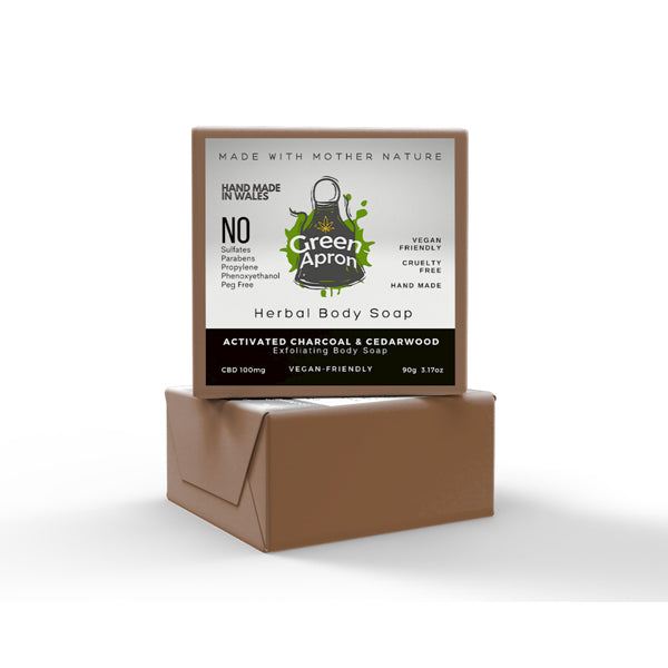 Green Apron 100mg CBD Herbal Body Soap - Vape Center