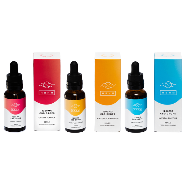 HBHM 1200mg CBD MCT Oil - 30ml - Vape Center