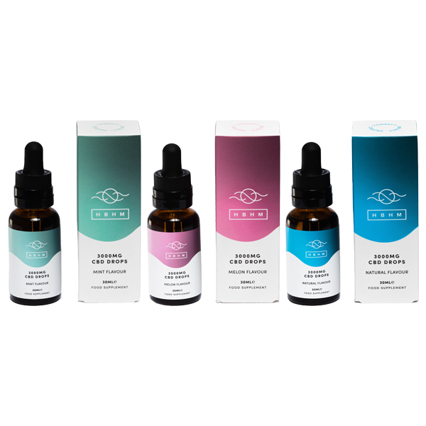 HBHM 3000mg CBD MCT Oil - 30ml - Vape Center