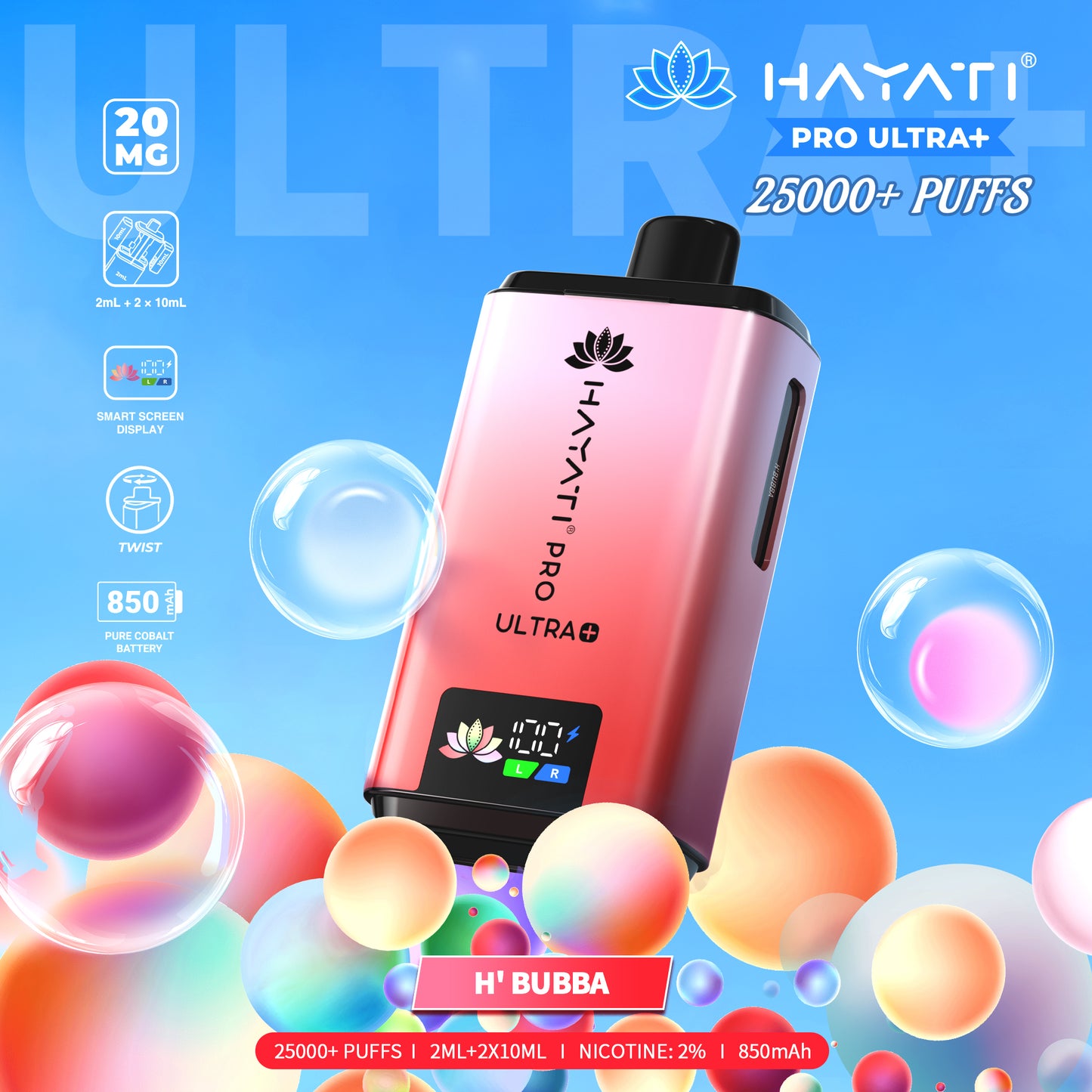 Hayati Pro Ultra+ 25000 - Pod Kit
