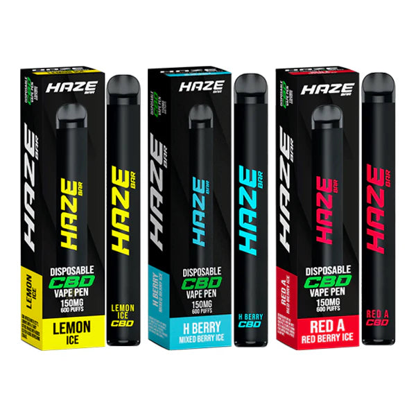 Haze Bar 150mg CBD Disposable Vape Device 600 Puffs - Vape Center