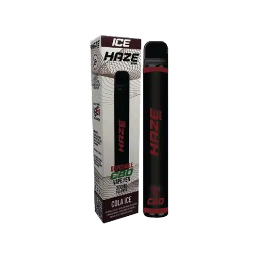 Haze Bar Ice 300mg CBD Disposable Vape Device 600 Puffs - Vape Center