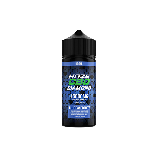 Haze CBD Diamond 15000mg CBD E-Liquid 100ml - Vape Center