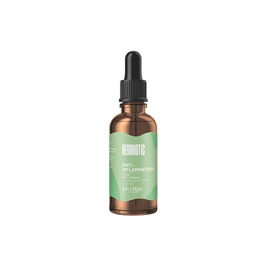 Hembiotic 2500mg Broad-Spectrum Bulk Functional CBD Oil - 50ml - Vape Center