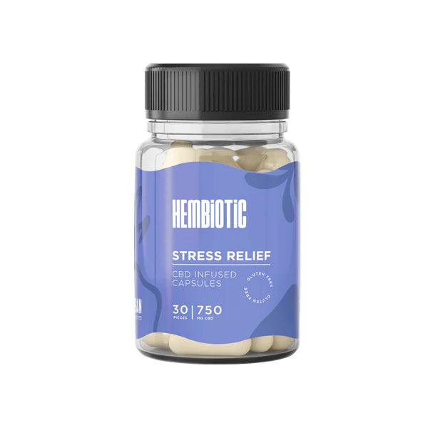 Hembiotic 750mg Functional CBD Capsules - 30 Caps - Vape Center
