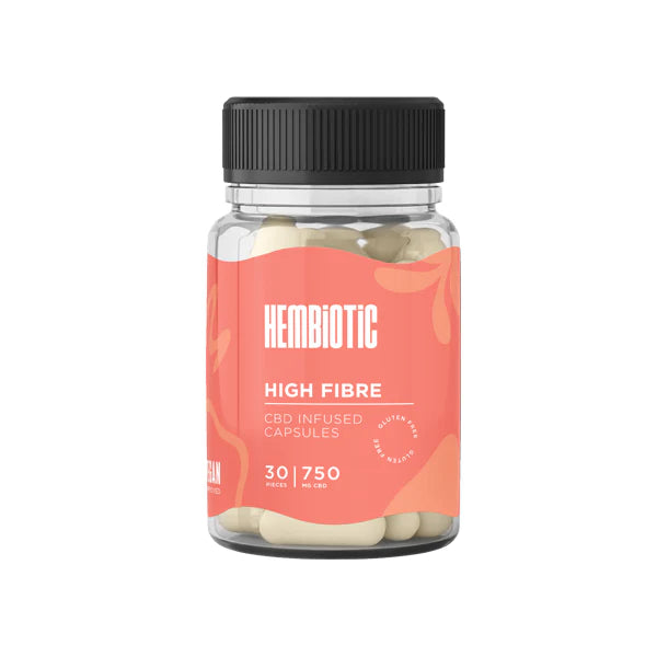 Hembiotic 750mg Functional CBD Capsules - 30 Caps - Vape Center