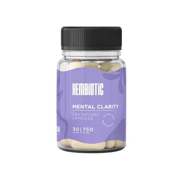 Hembiotic 750mg Functional CBD Capsules - 30 Caps - Vape Center