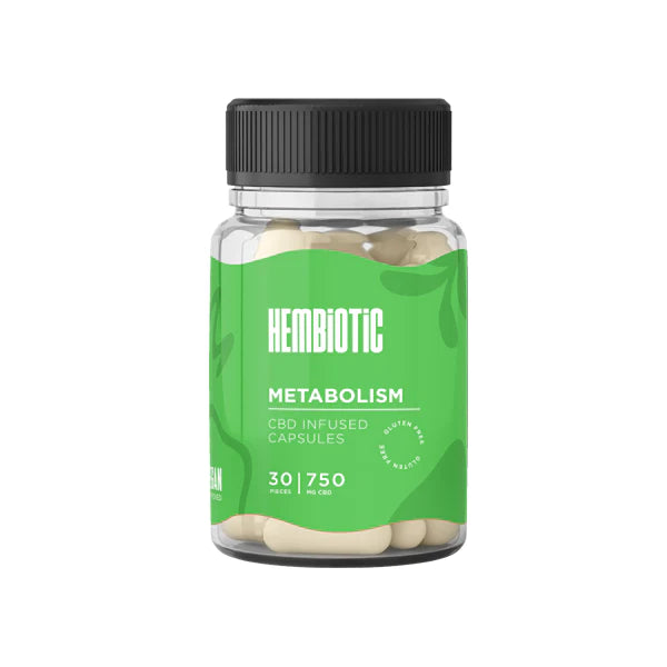 Hembiotic 750mg Functional CBD Capsules - 30 Caps - Vape Center