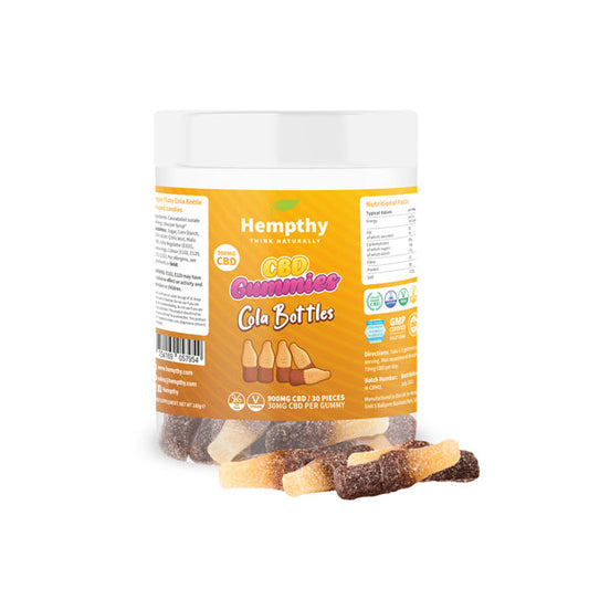 Hempthy 900mg CBD Cola Bottles - 30 pieces - Vape Center