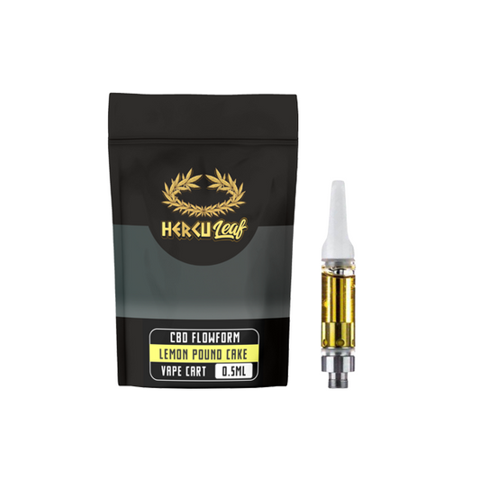 HercuLeaf 450mg CBD Vape Cartridge 0.5ml - 2d0116-20