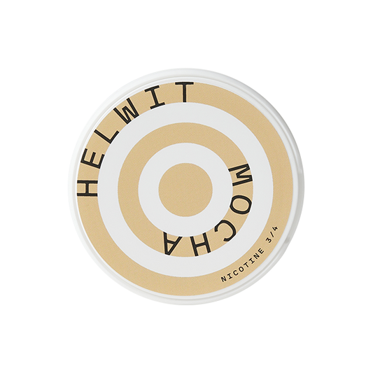 HELWIT 9mg Nicotine Pouches Mocha - 20 Pouches (Buy 2 Get 1 Free)