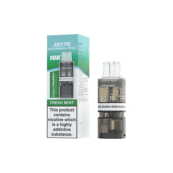20mg Juicy Pod Novamax Prefilled Pods 10000 Puffs