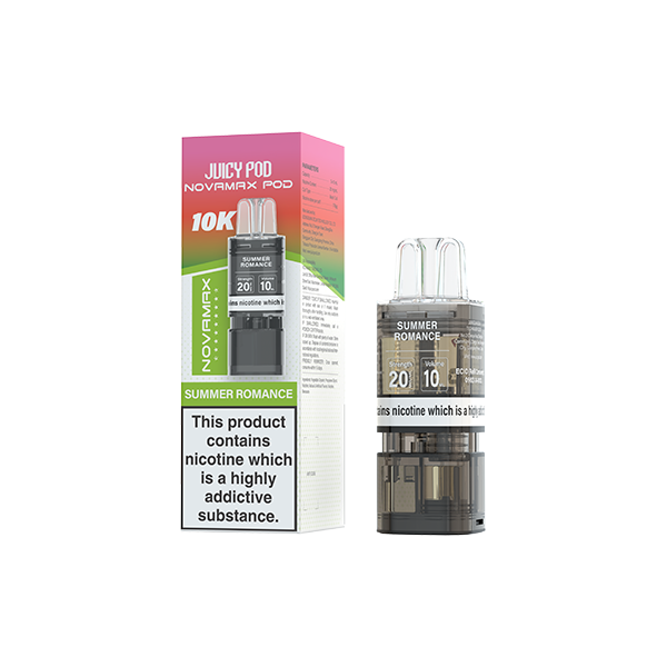20mg Juicy Pod Novamax Prefilled Pods 10000 Puffs