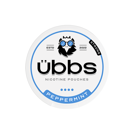 11mg Übbs Peppermint Strong Nicotine Pouches - 20 Pouches