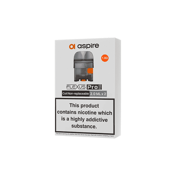 Aspire Flexus Pro Replacement Empty Pods 2ml (0.6Ohm, 1.0Ohm)