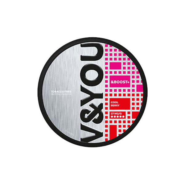27mg V&YOU Boost+ Nicotine Pouch - 20 Pouches