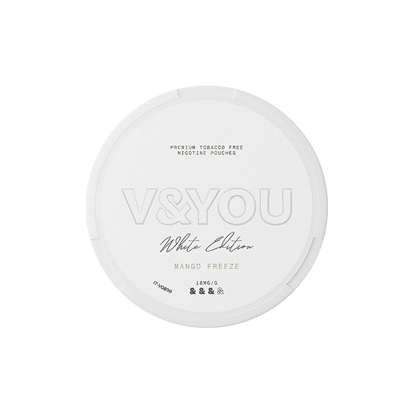 8.8mg V&YOU White Edition Nicotine Pouch - 20 Pouches