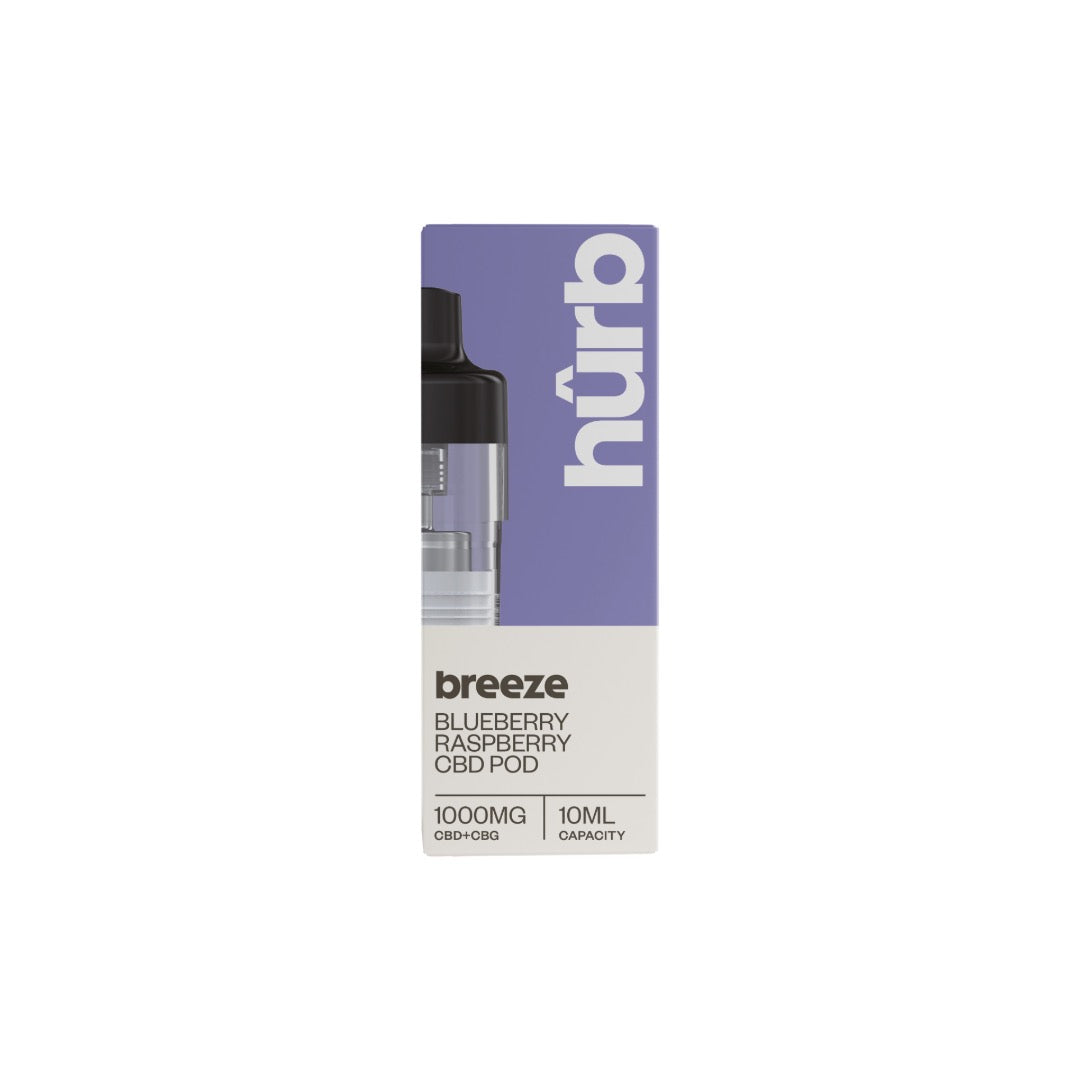 Hurb Breeze CBD 1000mg Pre-filled Pod 10ml