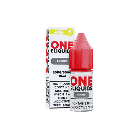 6mg One E-Liquids Flavoured Nic Shot 10ml (50VG/50PG)