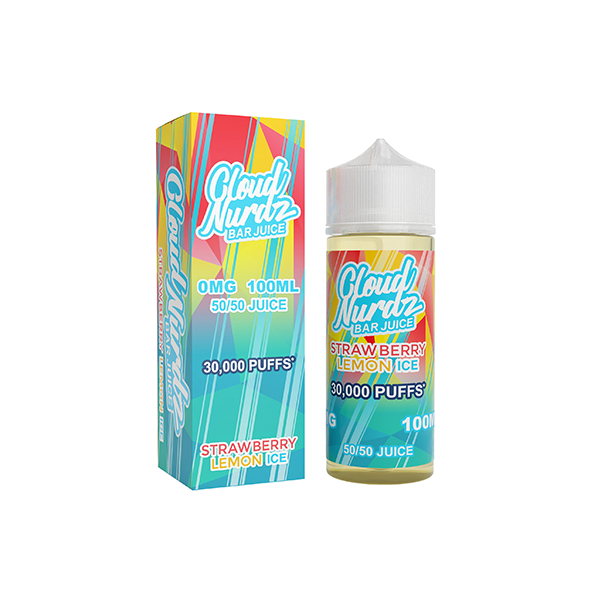 0mg Cloud Nurdz Bar Juice 100ml Shortfill (50VG/50PG)