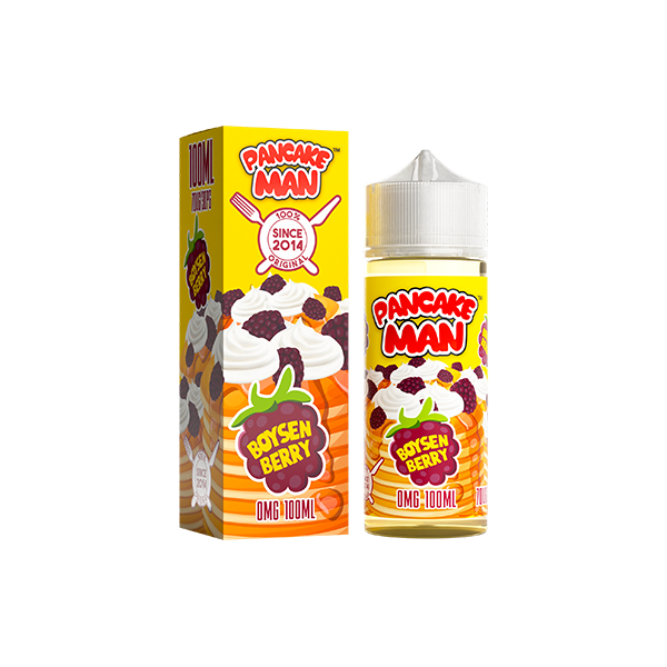 0mg Pancake Man 100ml Shortfill (70VG/30PG)