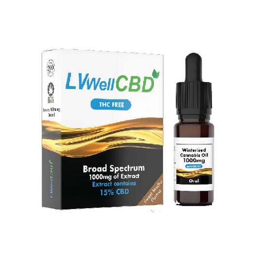LVWell CBD 1000mg Winterised 10ml Hemp Seed Oil - Vape Center