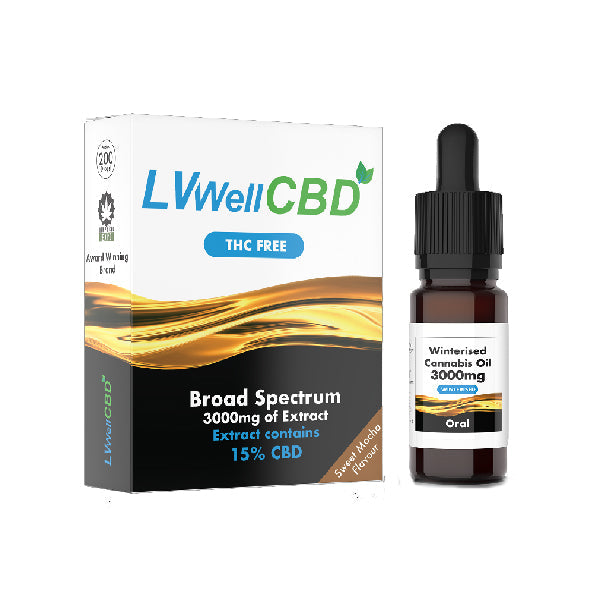 LVWell CBD 3000mg Winterised 10ml Hemp Seed Oil - Vape Center