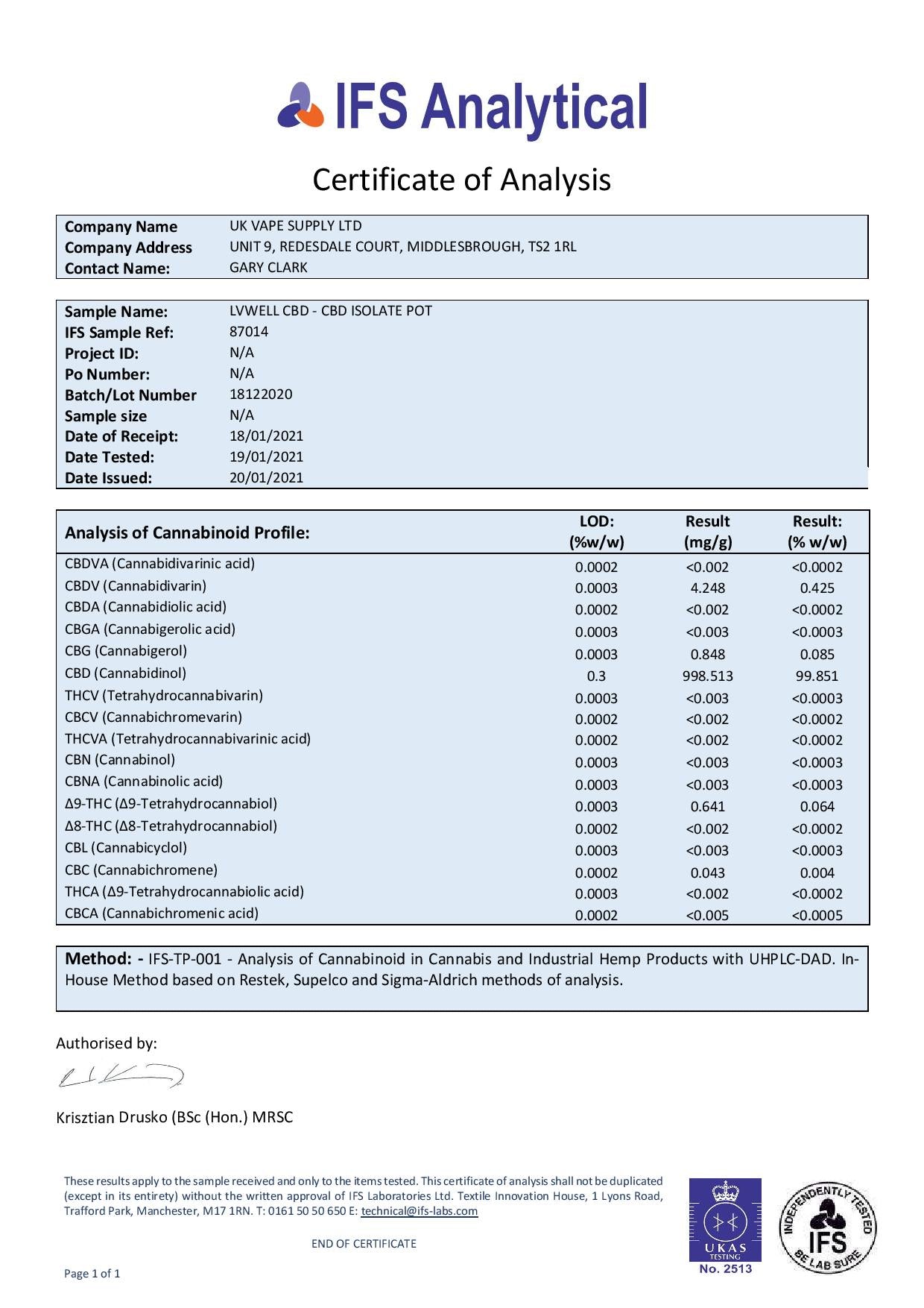 LVWell CBD 500mg CBD Bath Bomb - Chamomile and Grapefruit - Sleep - Vape Center
