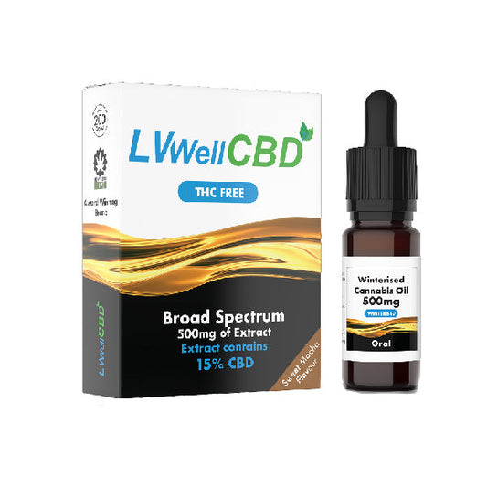 LVWell CBD 500mg Winterised  10ml Hemp Seed Oil - Vape Center