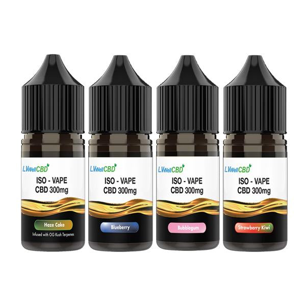 LVWell CBD Iso-Vape 300mg 30ml E-liquid - Vape Center