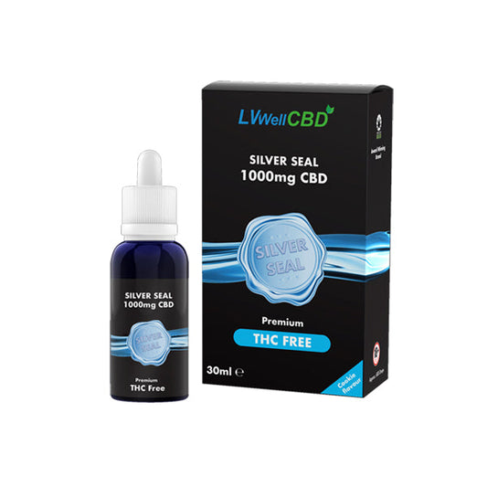 LVWell CBD Silver Seal 1000mg 30ml Hemp Seed Oil - Vape Center