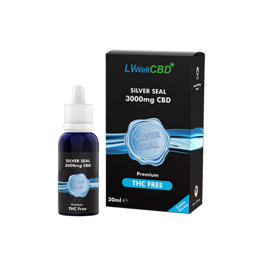 LVWell CBD Silver Seal 3000mg 30ml Hemp Seed Oil - Vape Center