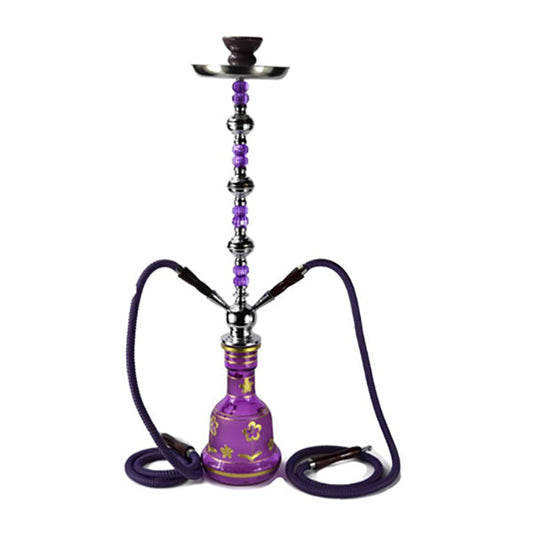 Large 2 Hose Shisha Hookah - Assorted Colours - Vape Center