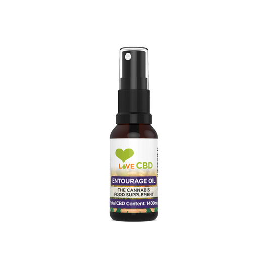 Love CBD 1400mg Entourage CBD Oil Spray - 20ml - Vape Center
