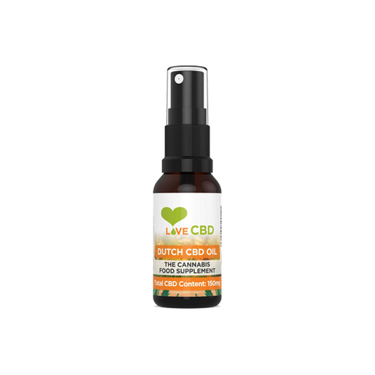 Love CBD 150mg Dutch CBD Oil Spray - 20ml - Vape Center