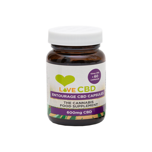 Love CBD 600mg Entourage CBD Capsules - 60 Caps - Vape Center