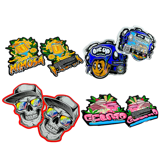 Mylar Printed Zip Bag 3.5g Large - Vape Center