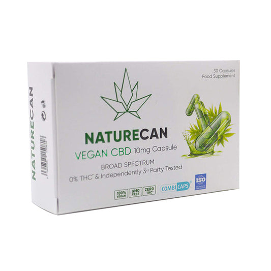 Naturecan 10mg Vegan CBD Capsules - 30 Caps - 2d0116-20