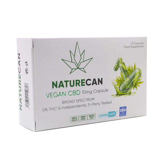 Naturecan 10mg Vegan CBD Capsules - 30 Caps - Vape Center