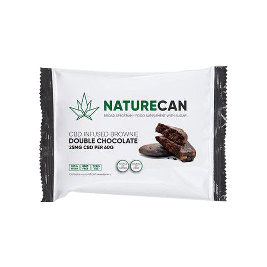 Naturecan 25mg CBD Double Chocolate Brownie 60g - 2d0116-20