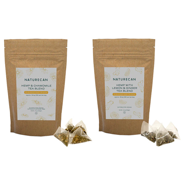 Naturecan 300mg CBD Hemp Tea - 20 Bags - Vape Center