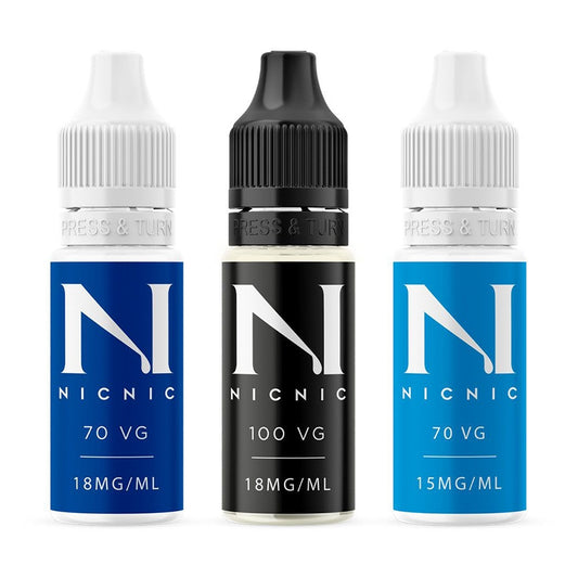 NicNic 10ml Nicotine Shots - Vape Center