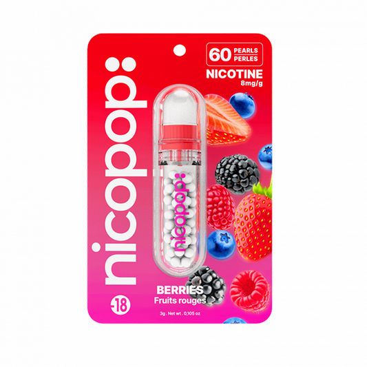 Nicopop 8mg Nicotine Pearls - 60 Pearls - 2d0116-20