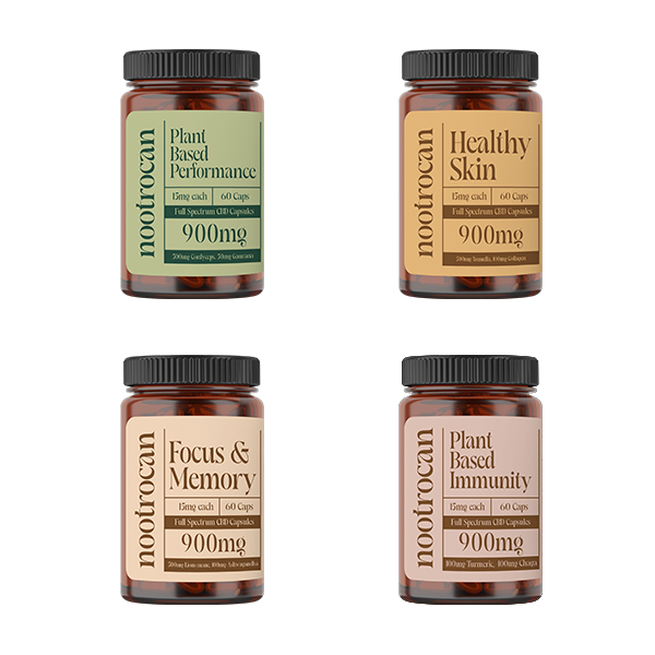 Nootrocan 900mg Full Spectrum CBD Nootropic Capsules - 60 Caps - Vape Center