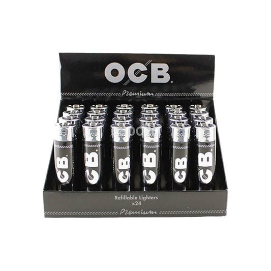 OCB Premium Large Flint Refillable Lighters - 2d0116-20