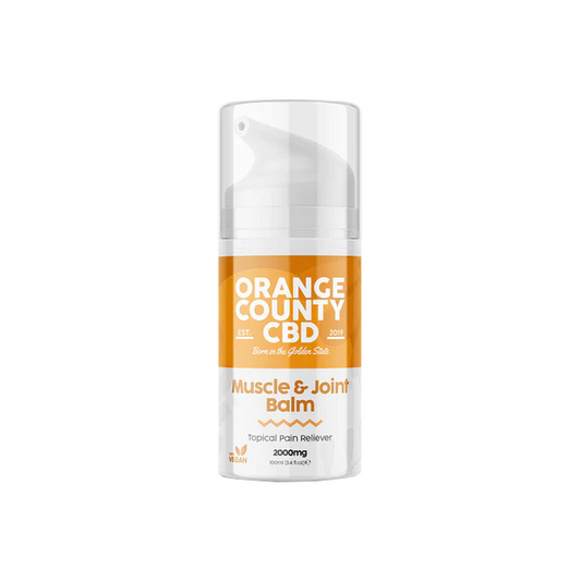 Orange County CBD 2000mg CBD Muscle and Joint Balm - 100ml - Vape Center