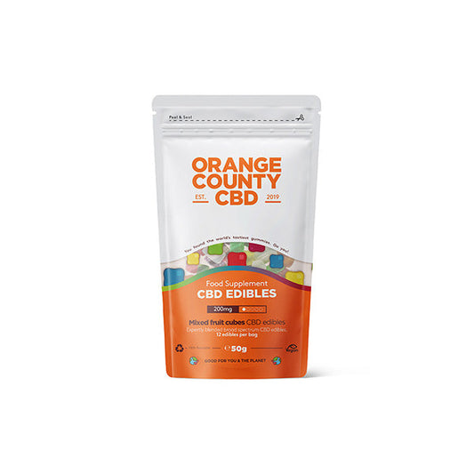 Orange County CBD 200mg Gummy Cubes - Grab Bag - Vape Center